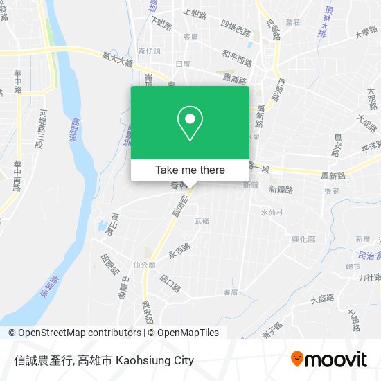 信誠農產行 map