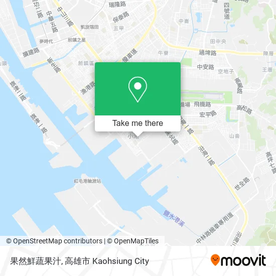 果然鮮蔬果汁 map