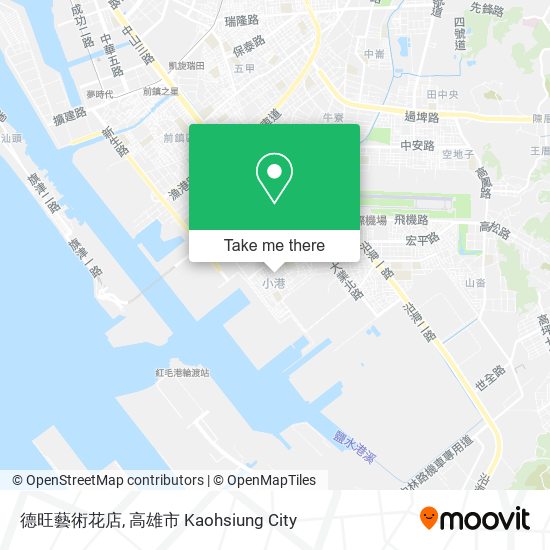 德旺藝術花店 map