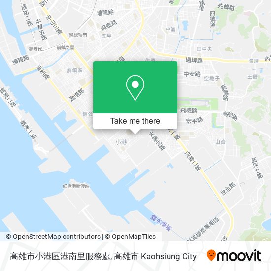 高雄市小港區港南里服務處 map