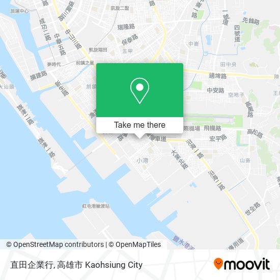 直田企業行 map