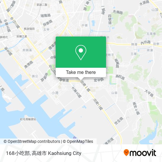 168小吃部 map