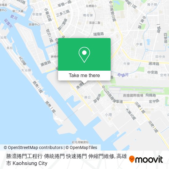 勝濎捲門工程行 傳統捲門 快速捲門 伸縮門維修地圖
