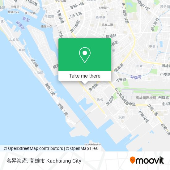 名昇海產 map