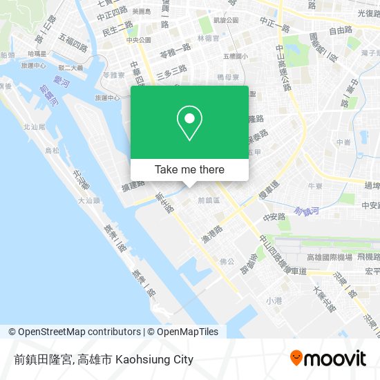 前鎮田隆宮 map