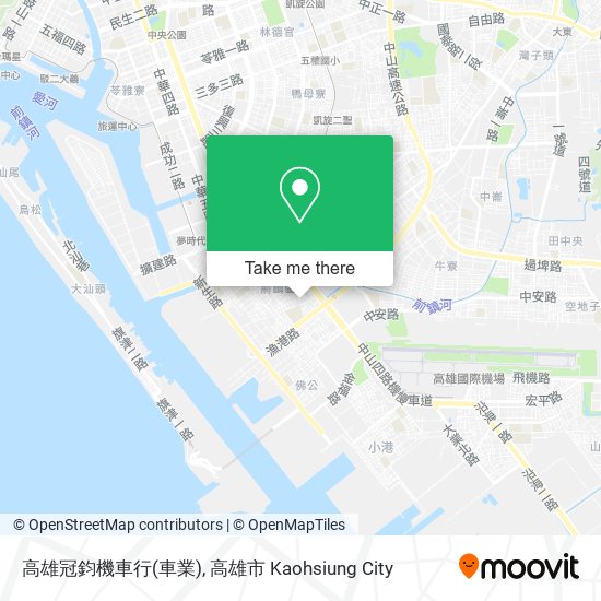 高雄冠鈞機車行(車業)地圖