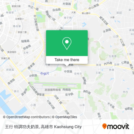 王行 特調功夫奶茶 map