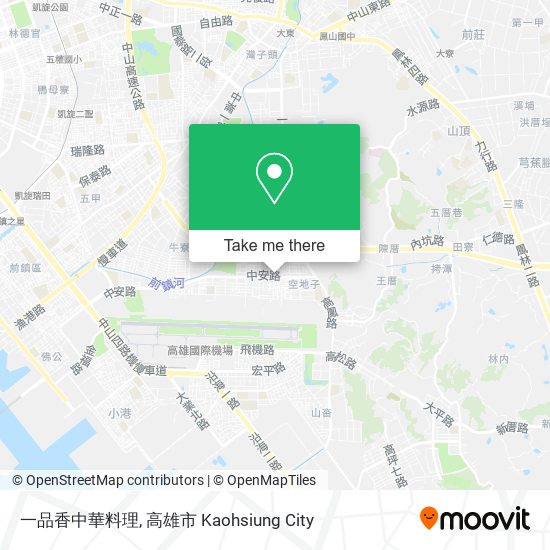 一品香中華料理地圖