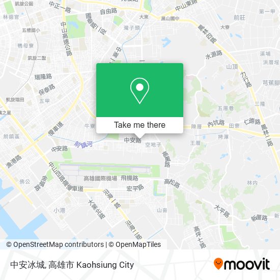 中安冰城 map