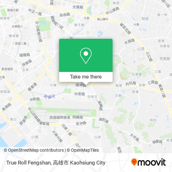 True Roll Fengshan map