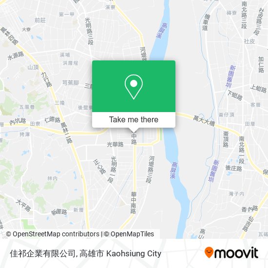 佳祁企業有限公司地圖