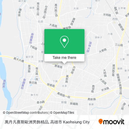 萬丹凡賽斯歐洲男飾精品 map