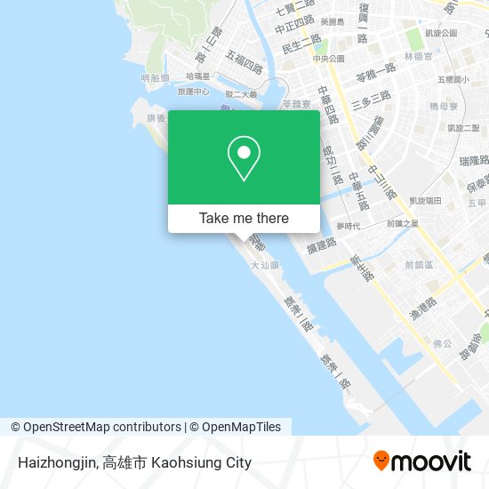 Haizhongjin map