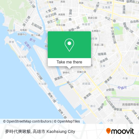 夢時代爽啾貘 map