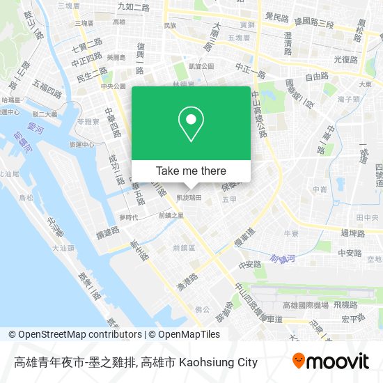 高雄青年夜市-墨之雞排 map