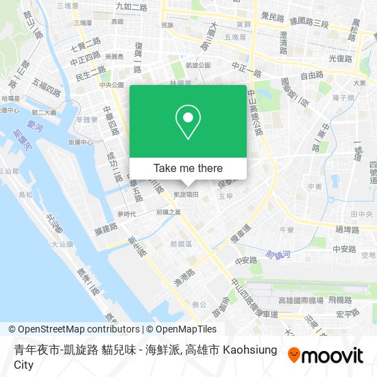青年夜市-凱旋路 貓兒味 - 海鮮派 map