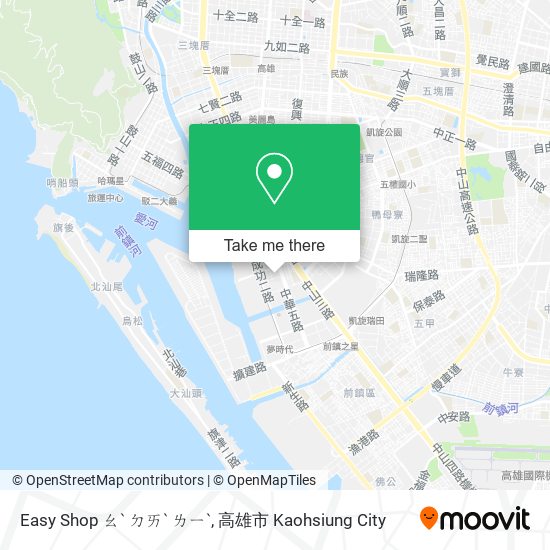 Easy Shop ㄠˋ ㄉㄞˋ ㄌㄧˋ map