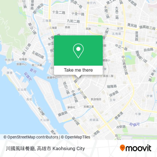 川國風味餐廳 map