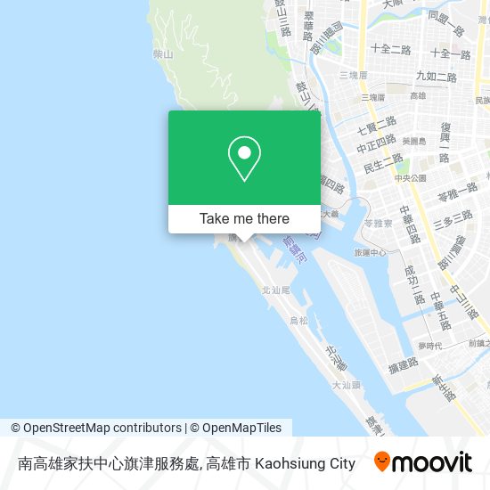 南高雄家扶中心旗津服務處地圖