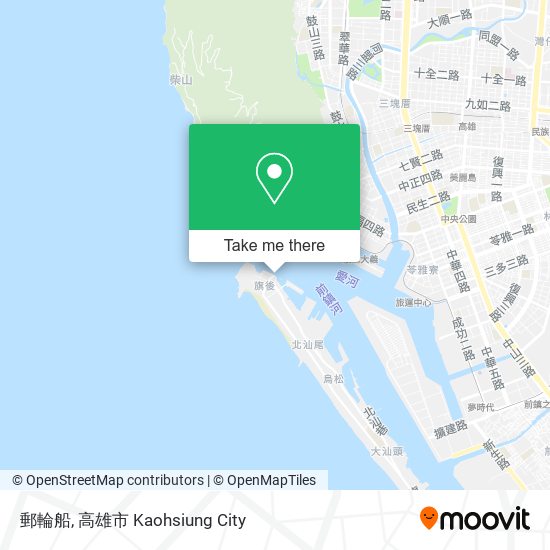 郵輪船 map