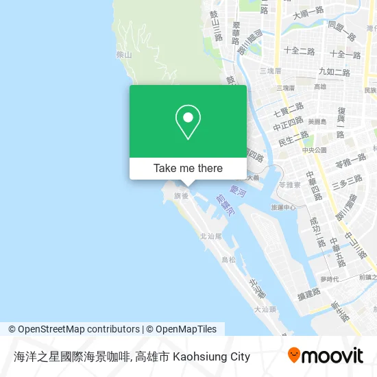 海洋之星國際海景咖啡地圖