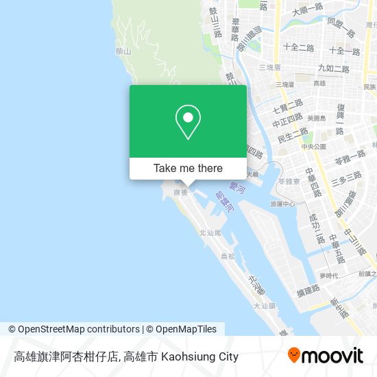 高雄旗津阿杏柑仔店 map
