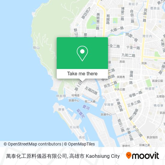 萬泰化工原料儀器有限公司 map
