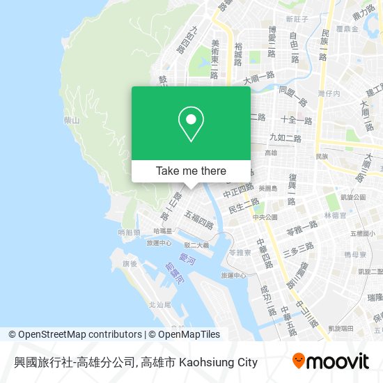 興國旅行社-高雄分公司地圖