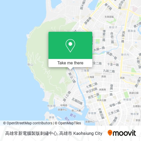 高雄常新電腦製版刺繡中心 map