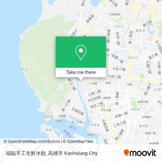 福臨手工生鮮水餃 map