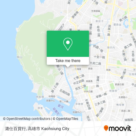 潞仕百貨行地圖