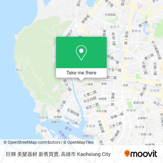 巨輝 美髮器材 新舊買賣 map