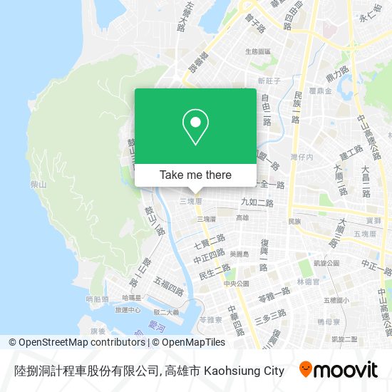 陸捌洞計程車股份有限公司地圖