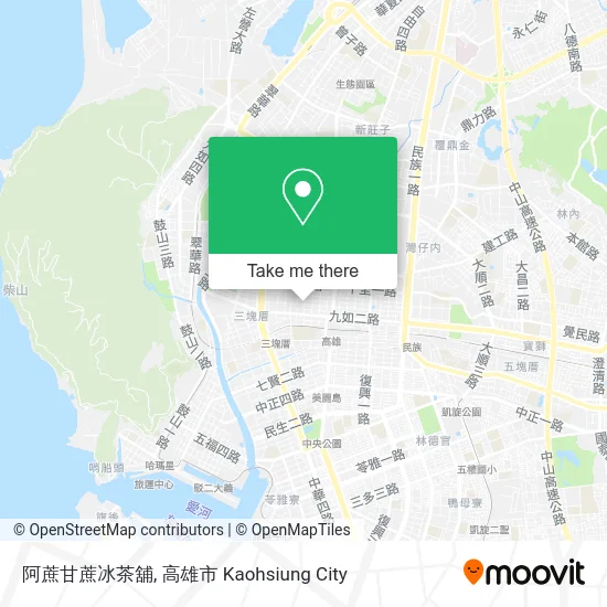 阿蔗甘蔗冰茶舖 map