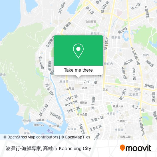 澎湃行-海鮮專家 map