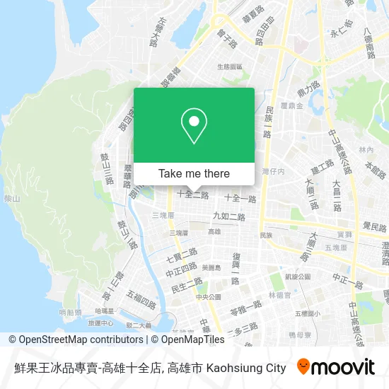 鮮果王冰品專賣-高雄十全店 map