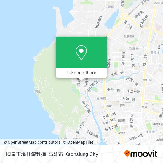 國泰市場什錦麵攤 map