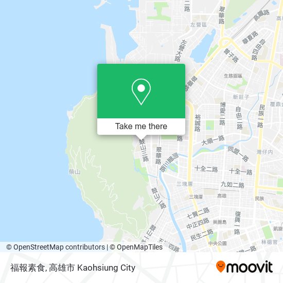 福報素食 map