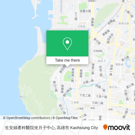 生安婦產科醫院坐月子中心 map