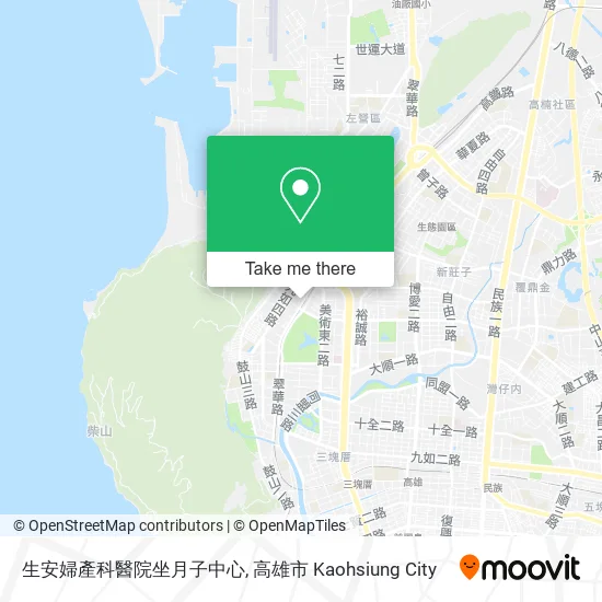 生安婦產科醫院坐月子中心 map