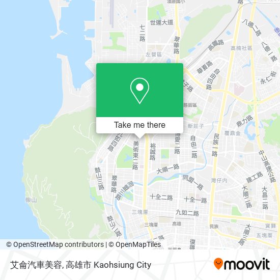 艾侖汽車美容 map