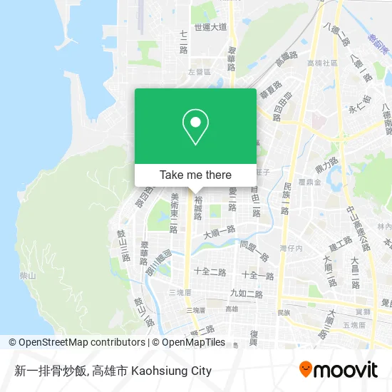 新一排骨炒飯 map