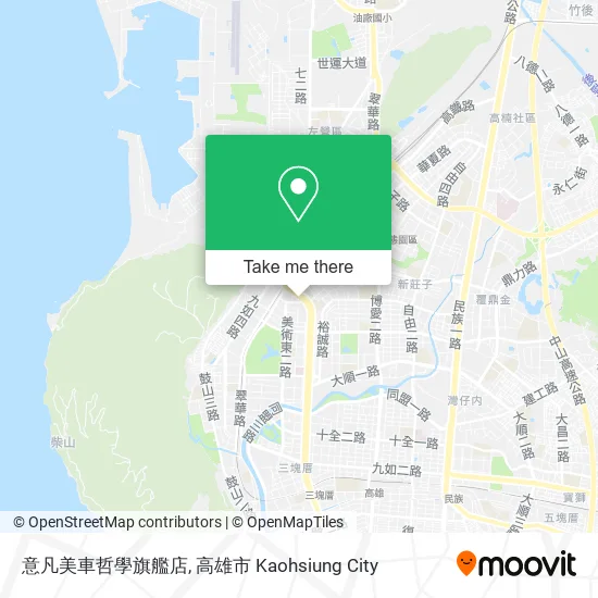 意凡美車哲學旗艦店地圖