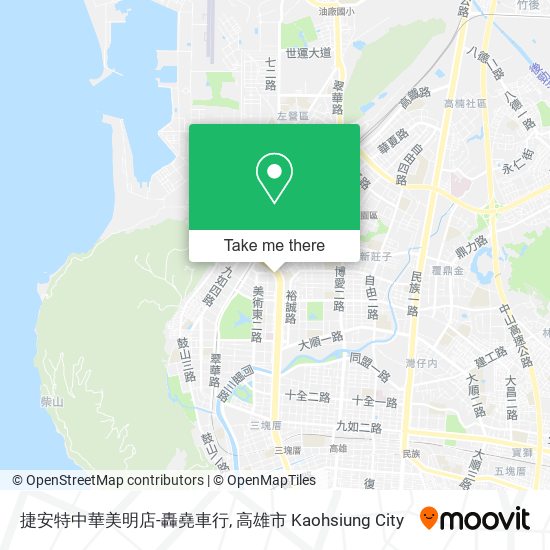 捷安特中華美明店-轟堯車行 map