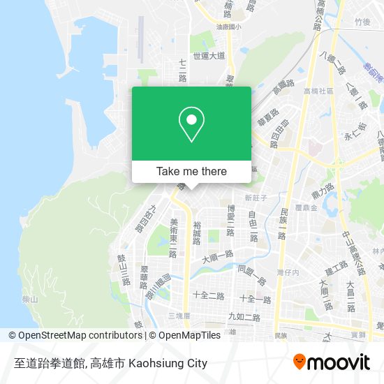 至道跆拳道館 map