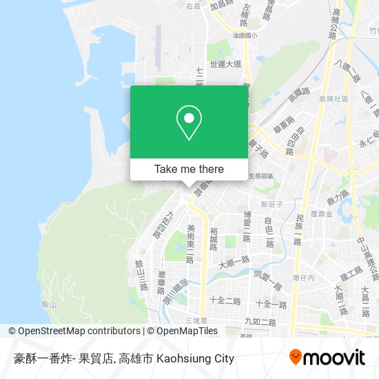 豪酥一番炸- 果貿店 map