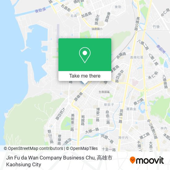Jin Fu da Wan Company Business Chu map
