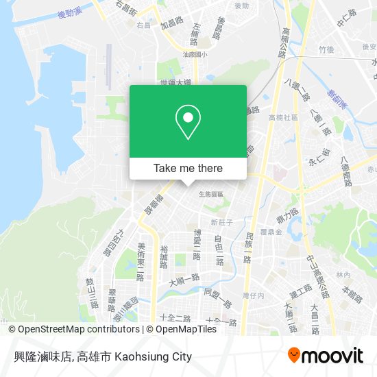 興隆滷味店 map