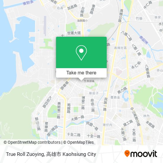True Roll Zuoying map