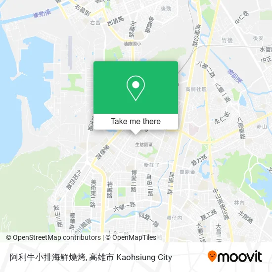 阿利牛小排海鮮燒烤 map